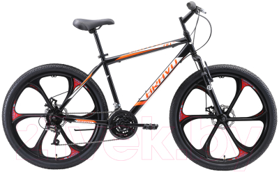 Велосипед Bravo Hit 26 D FW 2020 (16, черный/оранжевый/белый)