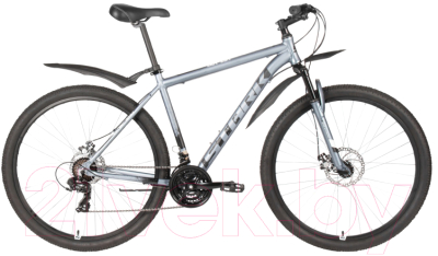 Велосипед STARK Indy 29.1 D 2020 (18, серый/черный/белый)