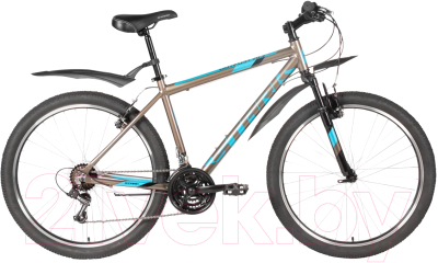 Велосипед STARK Outpost 26.2 V 2020 (20, коричневый/синий/черный)