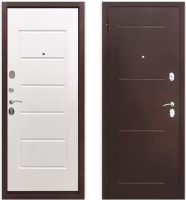 

Входная дверь Гарда, 7.5 антик/белый ясень