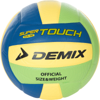 Мяч волейбольный Demix VLPU4405 (р-р 5, синий/зеленый/желтый) - 