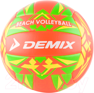Мяч волейбольный Demix VMPVCTR-EU (размер 5, оранжевый/зеленый)