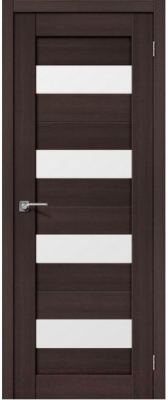 Дверь межкомнатная Portas S23 90x200 (орех шоколад)