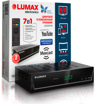 Тюнер цифрового телевидения Lumax DV3201HD