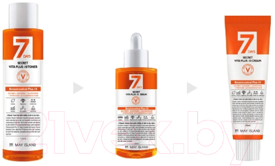 Тоник для лица May Island 7 Days Secret Vita Plus-10 Toner витаминизированный антиоксидант (155мл)