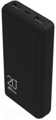 Портативное зарядное устройство Ritmix RPB-20000 (черный)