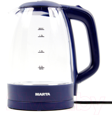 Электрочайник Marta MT-1077 (синий сапфир)