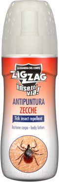 Спрей от насекомых ZIG ZAG Tropical репеллент Антиклещ (100мл)