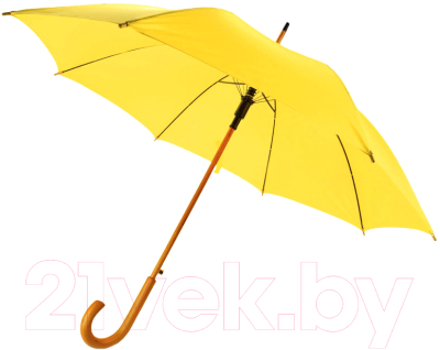 Зонт-трость SunShine Arwood 8003.06 (дерево/желтый)