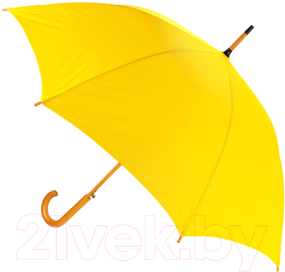 Зонт-трость SunShine Arwood 8003.06 (дерево/желтый)