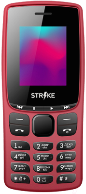 Мобильный телефон Strike A12 (красный)