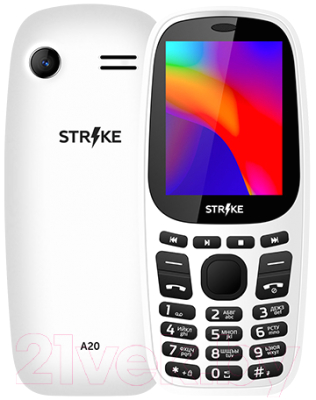 Мобильный телефон Strike A20 (белый)
