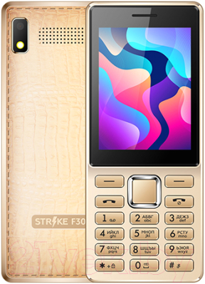 Мобильный телефон Strike F30 (золото)