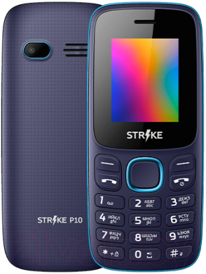 Мобильный телефон Strike P10 (темно-синий)