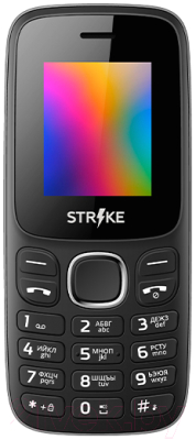 Мобильный телефон Strike P10 (черный/серый)