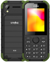Мобильный телефон Strike R30 (черный/зеленый) - 