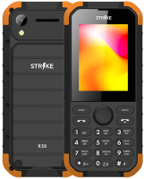 Мобильный телефон Strike R30 (черный/оранжевый) - 