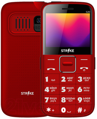 Мобильный телефон Strike S20 (красный)