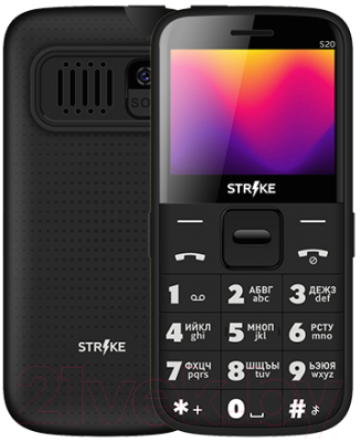 Мобильный телефон Strike S20 (черный)