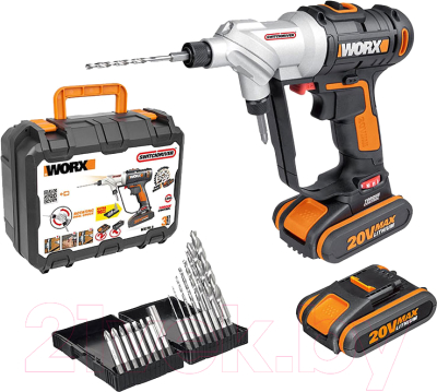 

Аккумуляторная дрель-шуруповерт Worx, Switchdriver WX176.2