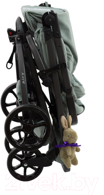 Детская прогулочная коляска Farfello Airy / A (серый/зеленый)