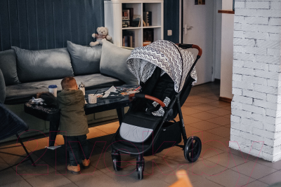 Изображение товара Детская прогулочная коляска Farfello Zigzag / Z (синий)