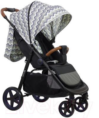 Изображение товара Детская прогулочная коляска Farfello Zigzag / Z (синий)