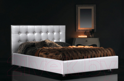 Полуторная кровать ФорестДекоГрупп Софи-2 200x140 (белый)