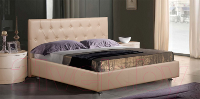 Полуторная кровать ФорестДекоГрупп Софи-3 200x140 (белый)