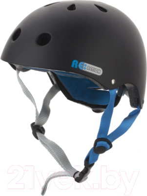 Защитный шлем Reaction S17REP6BQM/S17ERERP006-BQ (M, черный/голубой)