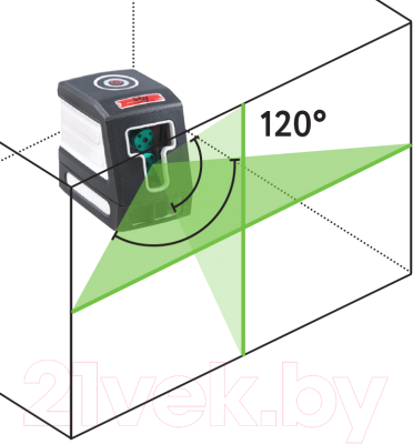 Лазерный нивелир Fubag Crystal 10G VH / 31624 (зеленый луч)