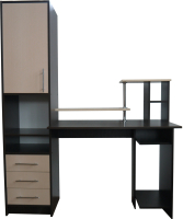 Компьютерный стол Компас-мебель КС-003-21 (венге темный/дуб молочный) - 