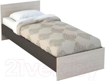 Односпальная кровать Rikko Бася КР554 80х200 (венге/дуб атланта)