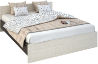 Двуспальная кровать Rikko Бася КР558 160х200 (венге/дуб атланта) - 