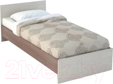 Односпальная кровать Rikko Бася КР555 90х200 (шимо темный/шимо светлый)