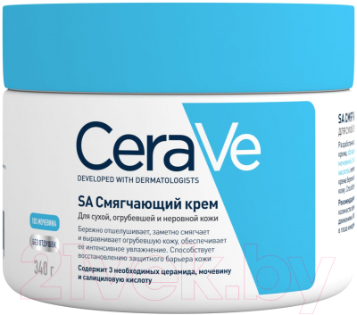 Крем для тела CeraVe SA смягчающий для сухой огрубевшей и неровной кожи (340г)