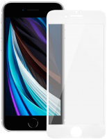 Защитное стекло для телефона Volare Rosso Fullscreen для iPhone SE 2020/8/7 (белый) - 
