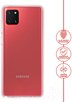 Чехол-накладка Volare Rosso Clear для Galaxy Note 10 Lite (прозрачный)