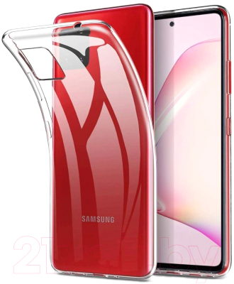 Чехол-накладка Volare Rosso Clear для Galaxy Note 10 Lite (прозрачный)