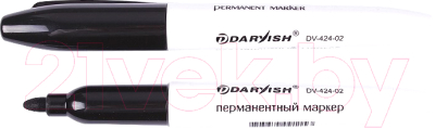 Маркер перманентный Darvish DV-424-02 (черный)
