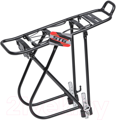 Багажник для велосипеда STG KWA-637-05 / Х68680-5 (алюминий/черный)