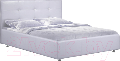 Двуспальная кровать ФорестДекоГрупп Софи 200x180 (белый)