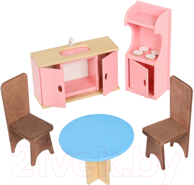 Кукольный домик Paremo Грация с мебелью / PD315-03