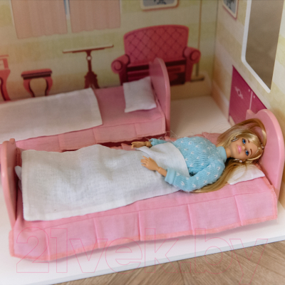 Кукольный домик Paremo Лира с мебелью / PD316