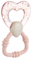 Прорезыватель для зубов Canpol Охлаждающий с погремушкой / 56/152 (розовый) - 