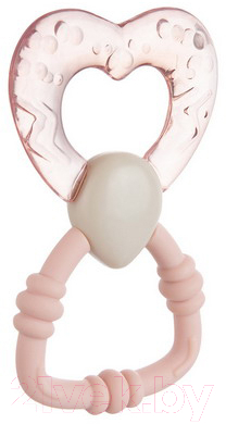 Прорезыватель для зубов Canpol Охлаждающий с погремушкой / 56/152 (розовый)