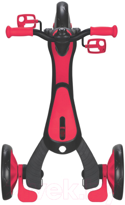 Трехколесный велосипед с ручкой Globber Explorer 632-102 (красный)