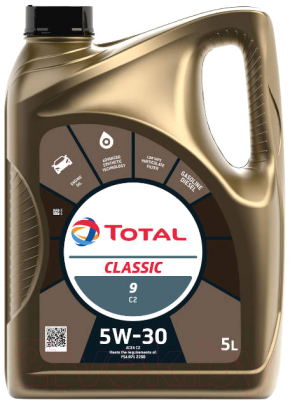 Моторное масло Total Classic 9 C2 5W30 / 213856 (5л)