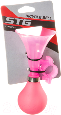 Изображение товара Звонок для велосипеда STG LF-H10 / Х82736 (розовый)
