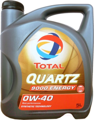 Моторное масло Total Quartz 9000 Energy 0W40 / 213989 (5л)